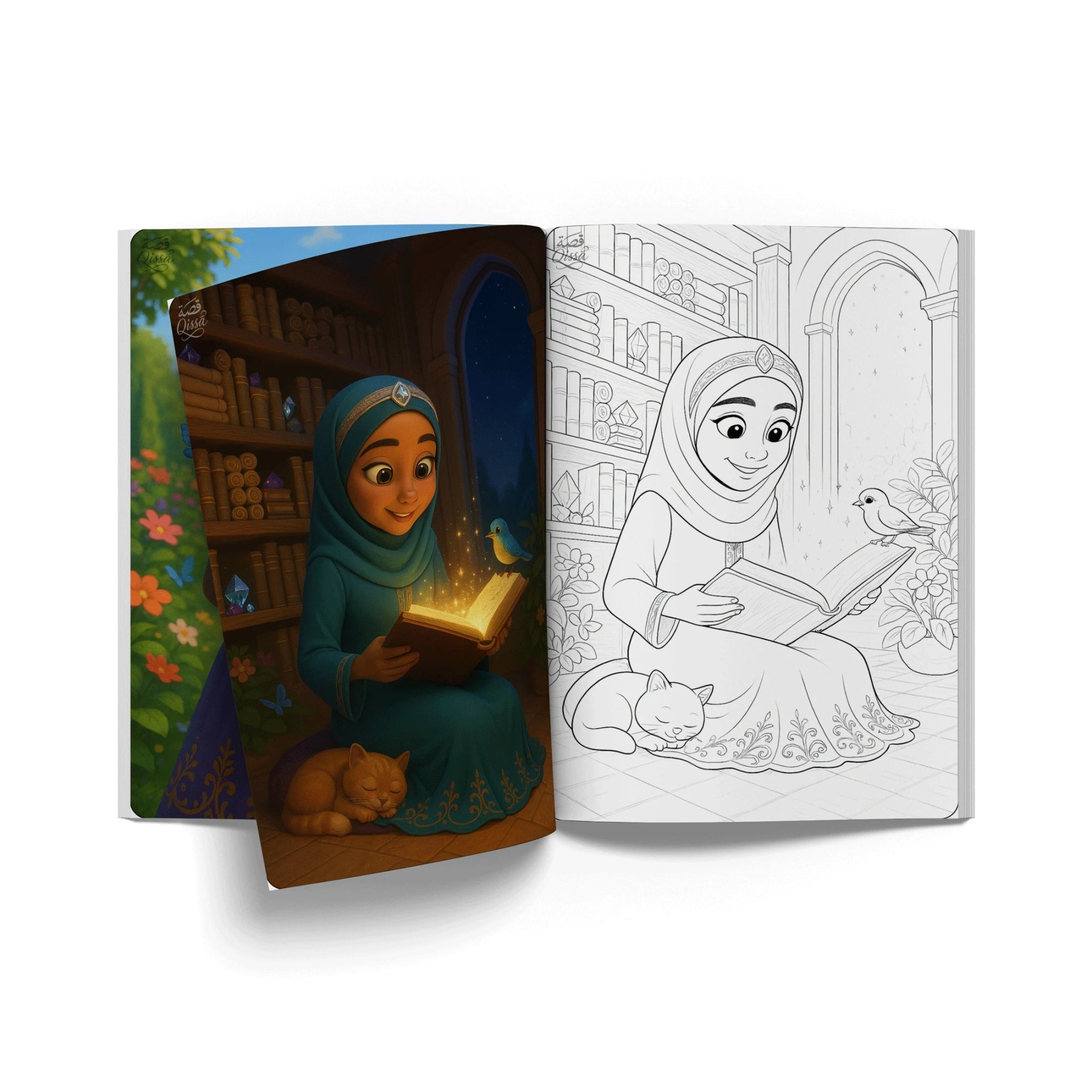 دفتر تلوين للطباعة -  الأميرات