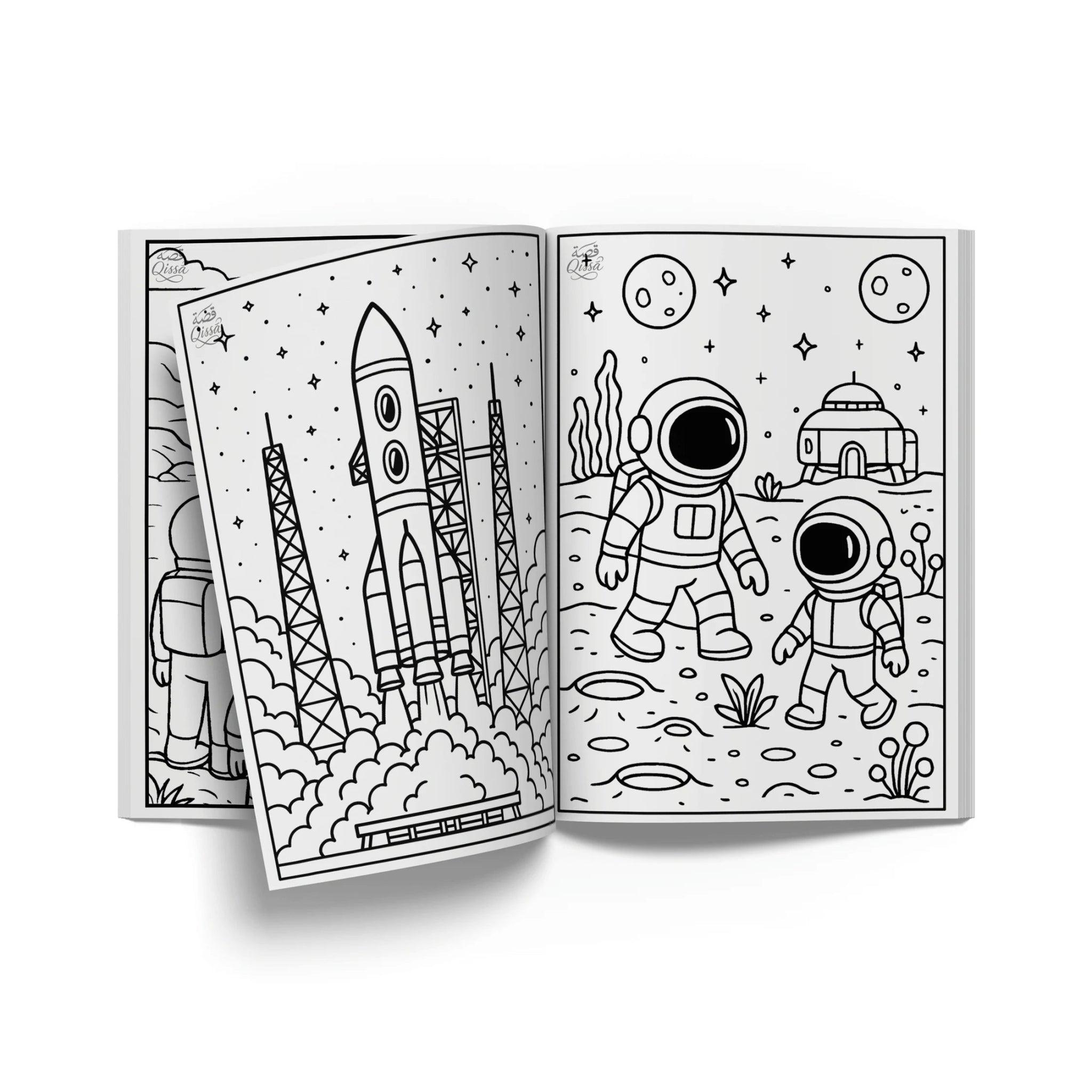 دفتر تلوين للطباعة - روبوتات الفضاء